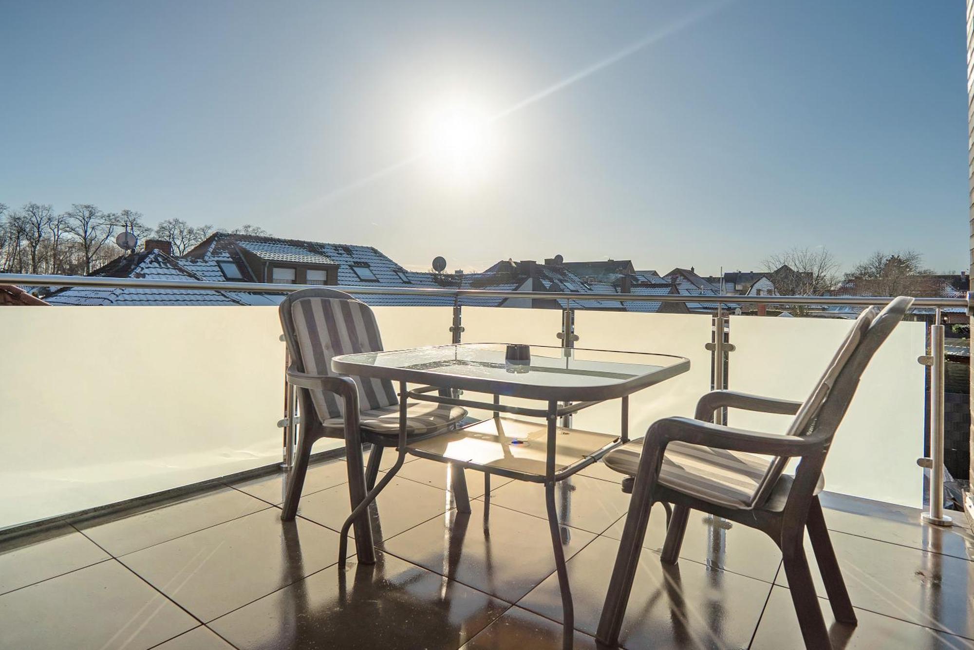 Neubau Ferienwohnung Mit Balkon Gronau  Buitenkant foto